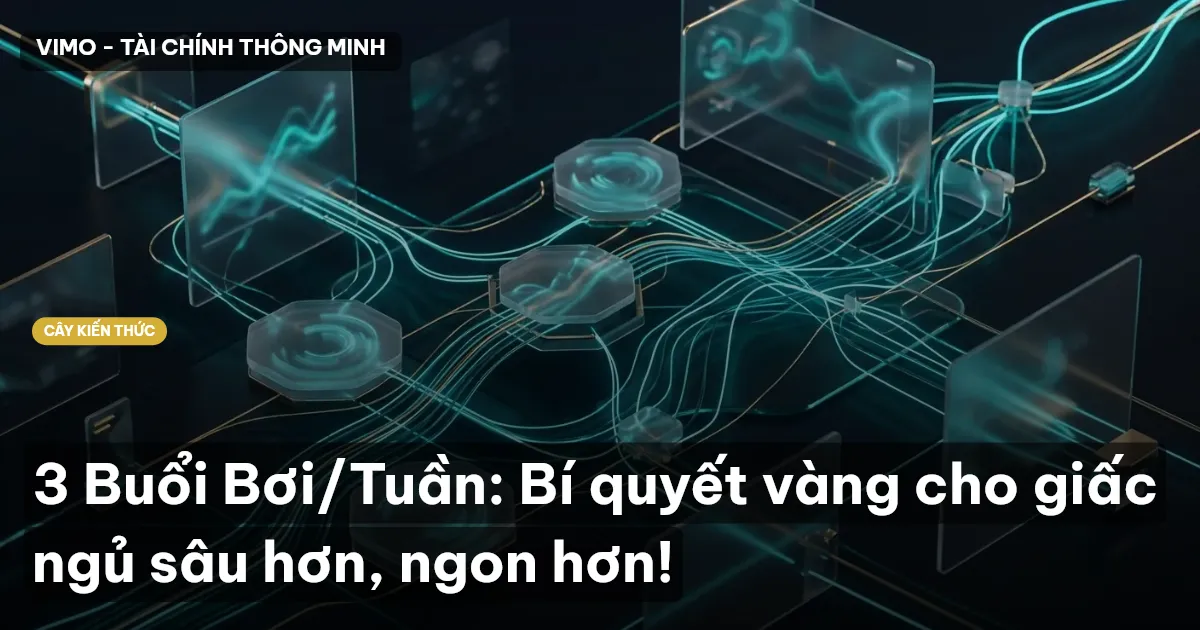 3 Buổi Bơi/Tuần: Bí quyết vàng cho giấc ngủ sâu hơn, ngon hơn!