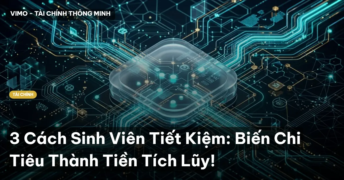 3 Cách Sinh Viên Tiết Kiệm: Biến Chi Tiêu Thành Tiền Tích Lũy!