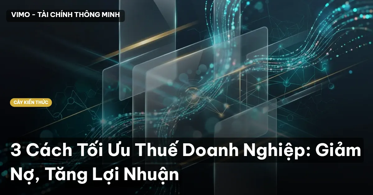 3 Cách Tối Ưu Thuế Doanh Nghiệp: Giảm Nợ, Tăng Lợi Nhuận