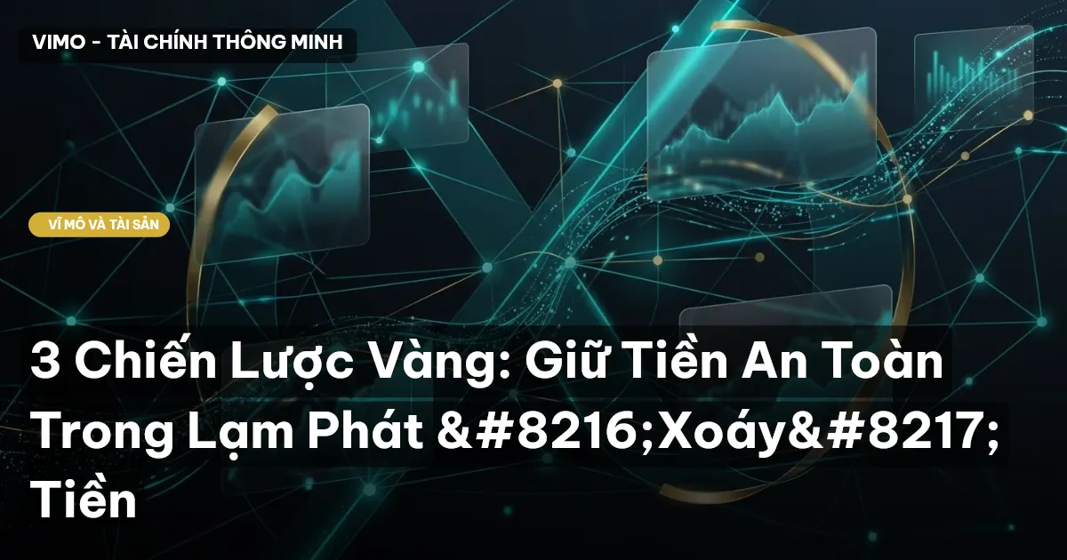 3 Chiến Lược Vàng: Giữ Tiền An Toàn Trong Lạm Phát ‘Xoáy’ Tiền