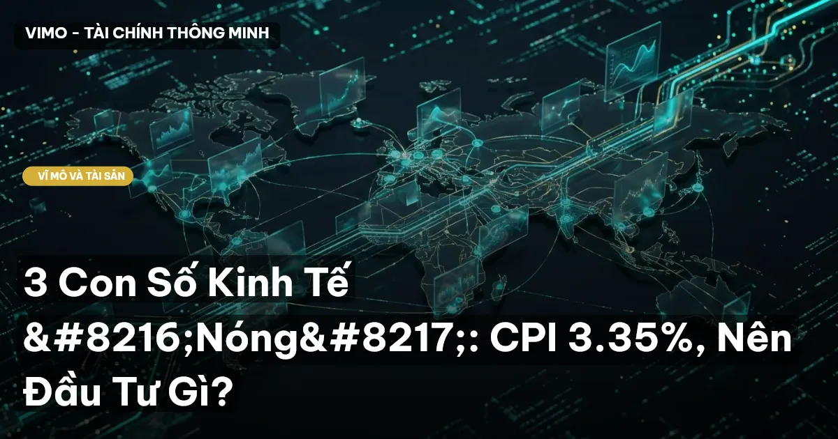 3 Con Số Kinh Tế 'Nóng': CPI 3.35%, Nên Đầu Tư Gì?