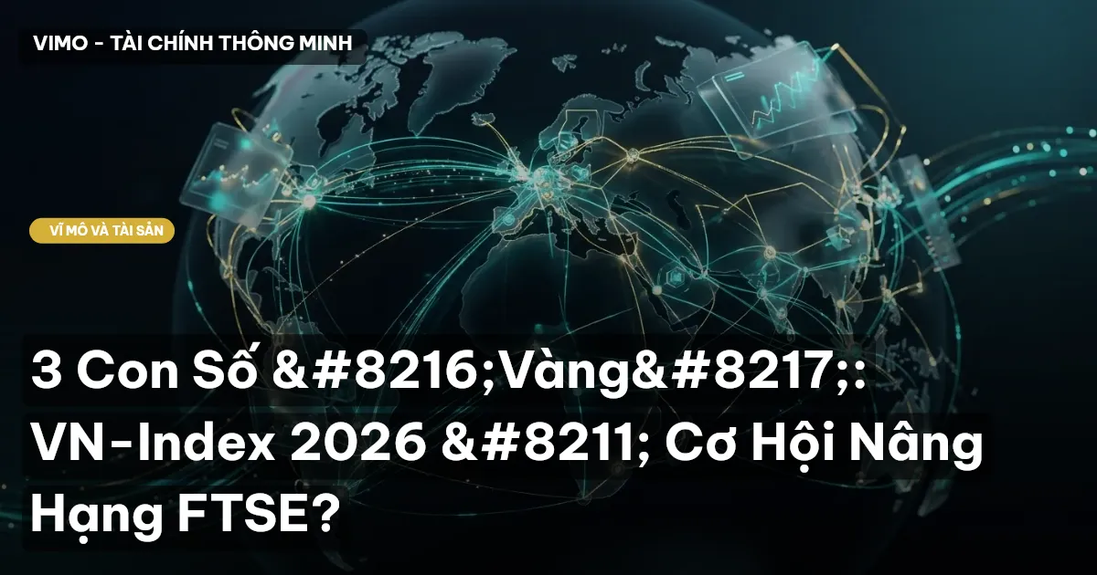 3 Con Số 'Vàng': VN-Index 2026 – Cơ Hội Nâng Hạng FTSE?
