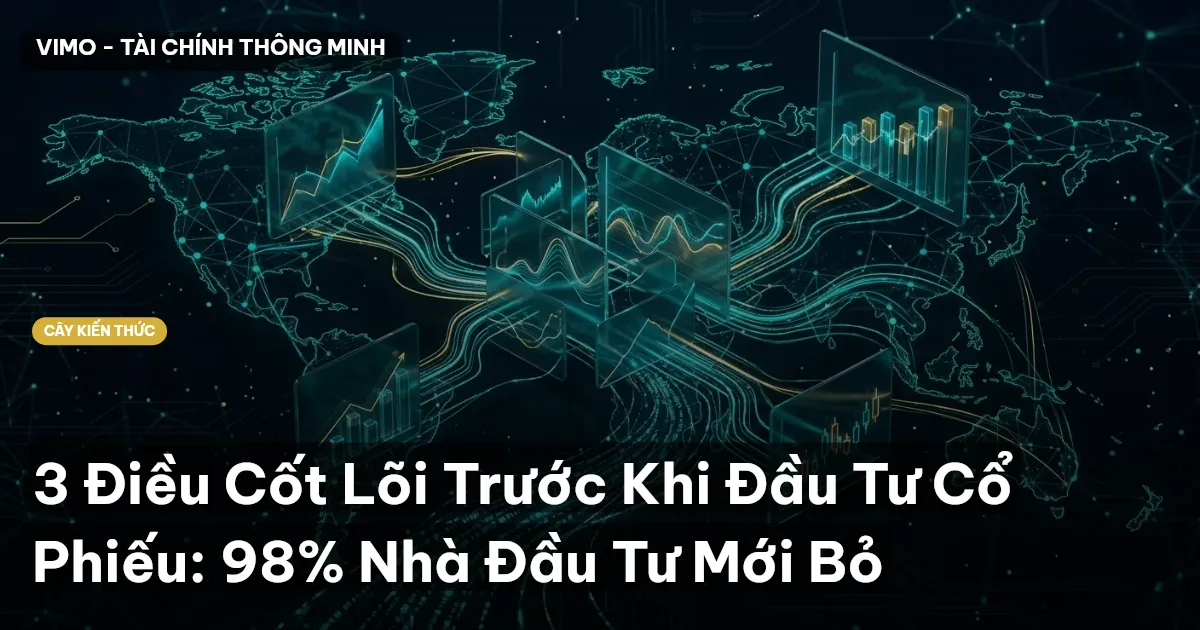 3 Điều Cốt Lõi Trước Khi Đầu Tư Cổ Phiếu: 98% Nhà Đầu Tư Mới Bỏ