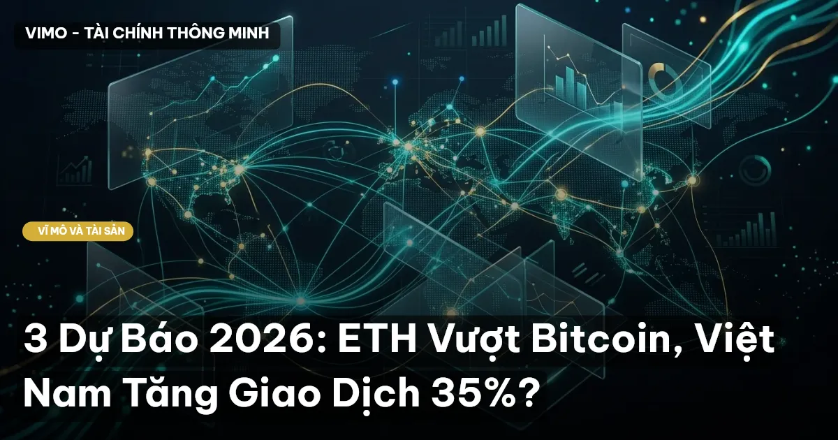 3 Dự Báo 2026: ETH Vượt Bitcoin, Việt Nam Tăng Giao Dịch 35%?