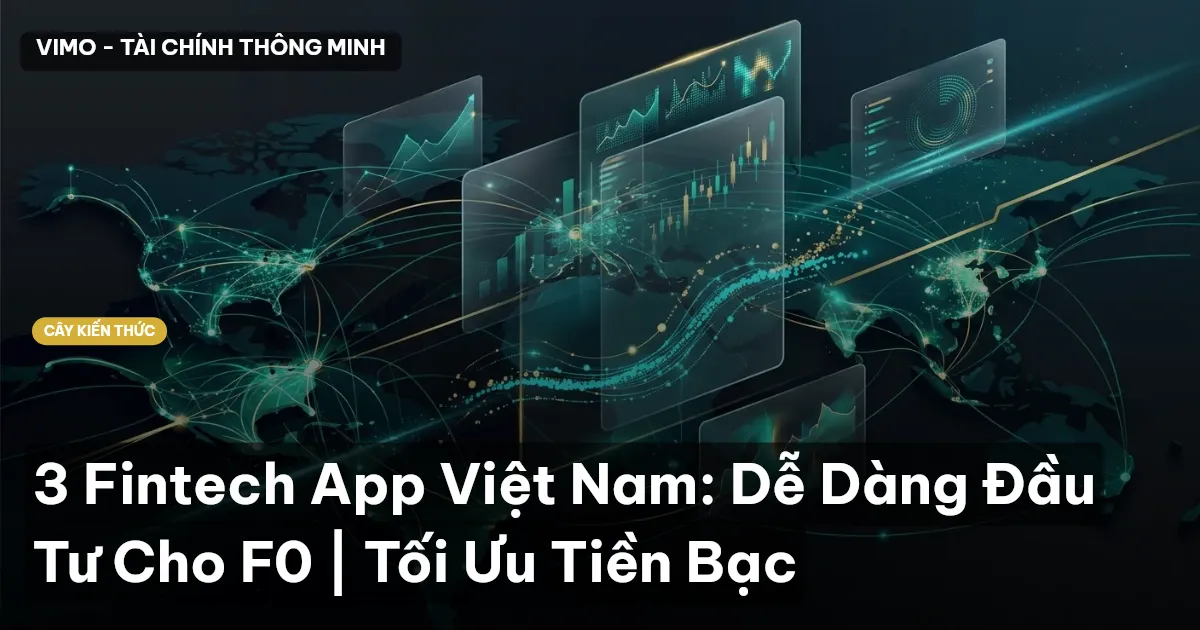3 Fintech App Việt Nam: Dễ Dàng Đầu Tư Cho F0 | Tối Ưu Tiền Bạc