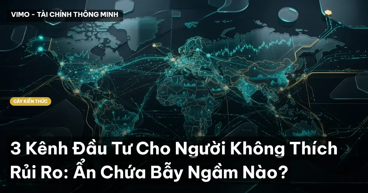 3 Kênh Đầu Tư Cho Người Không Thích Rủi Ro: Ẩn Chứa Bẫy Ngầm Nào?
