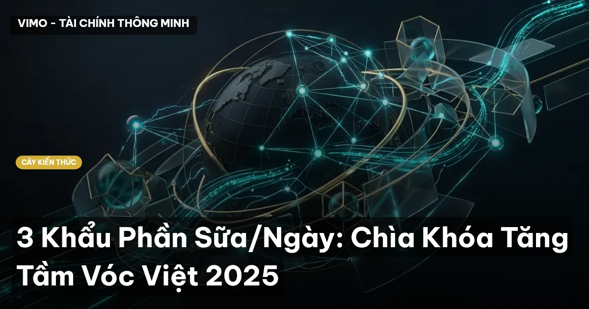 3 Khẩu Phần Sữa/Ngày: Chìa Khóa Tăng Tầm Vóc Việt 2025