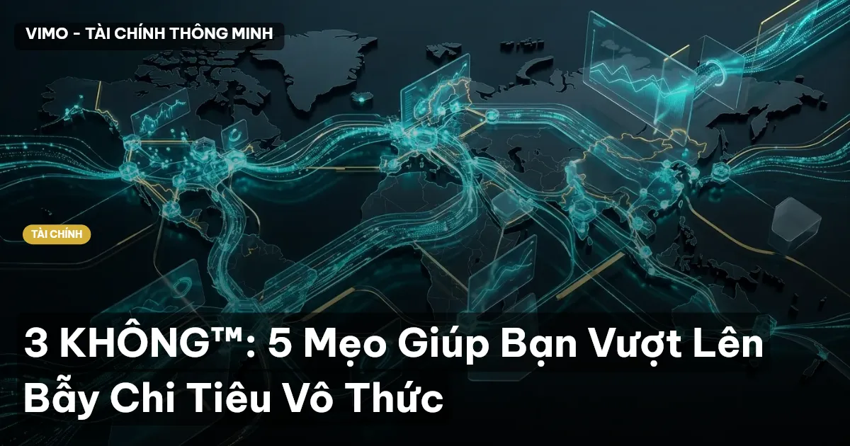 3 KHÔNG™: 5 Mẹo Giúp Bạn Vượt Lên Bẫy Chi Tiêu Vô Thức