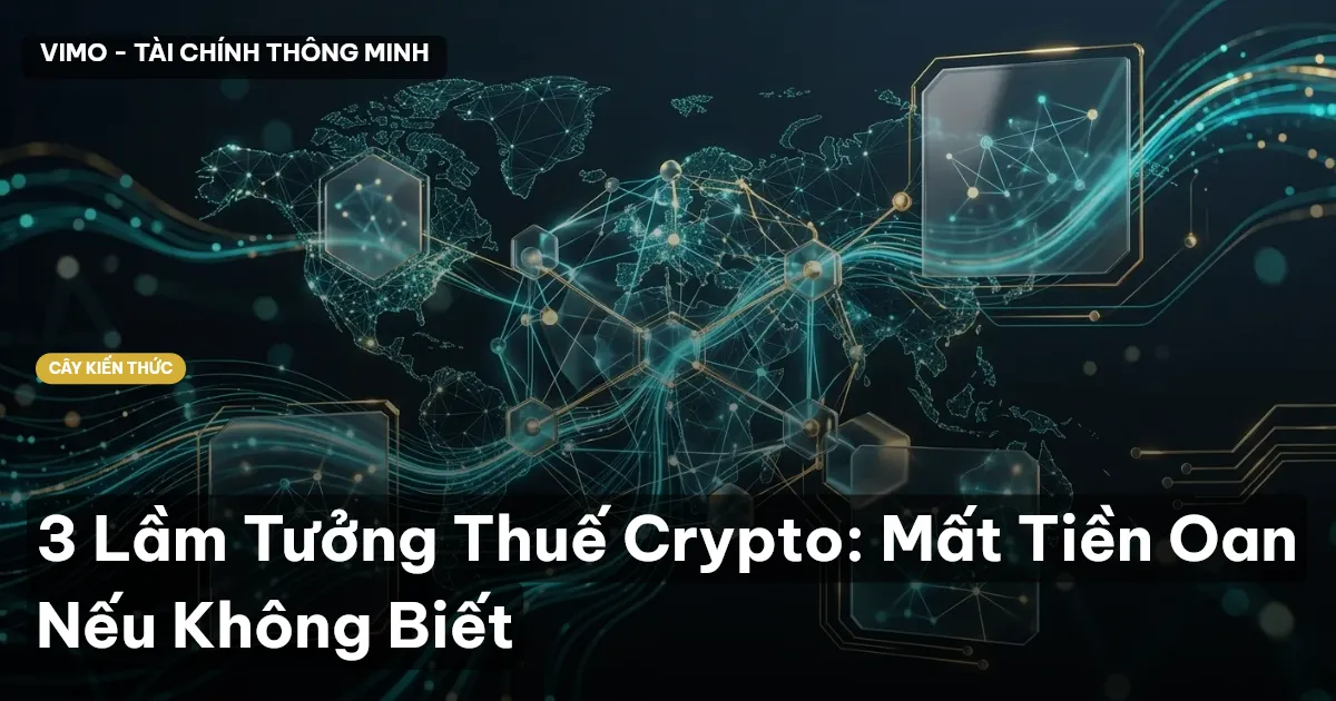 3 Lầm Tưởng Thuế Crypto: Mất Tiền Oan Nếu Không Biết