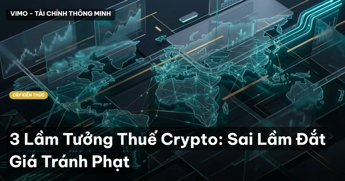 3 Lầm Tưởng Thuế Crypto: Sai Lầm Đắt Giá Tránh Phạt