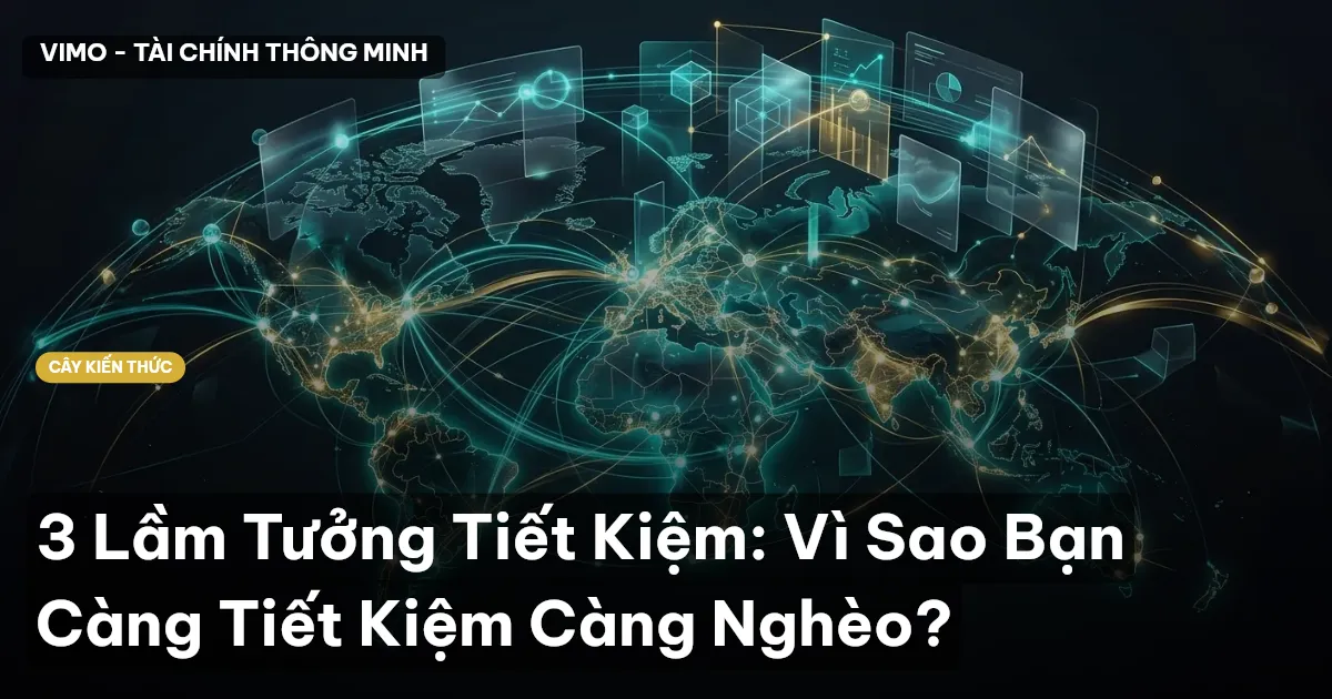 3 Lầm Tưởng Tiết Kiệm: Vì Sao Bạn Càng Tiết Kiệm Càng Nghèo?