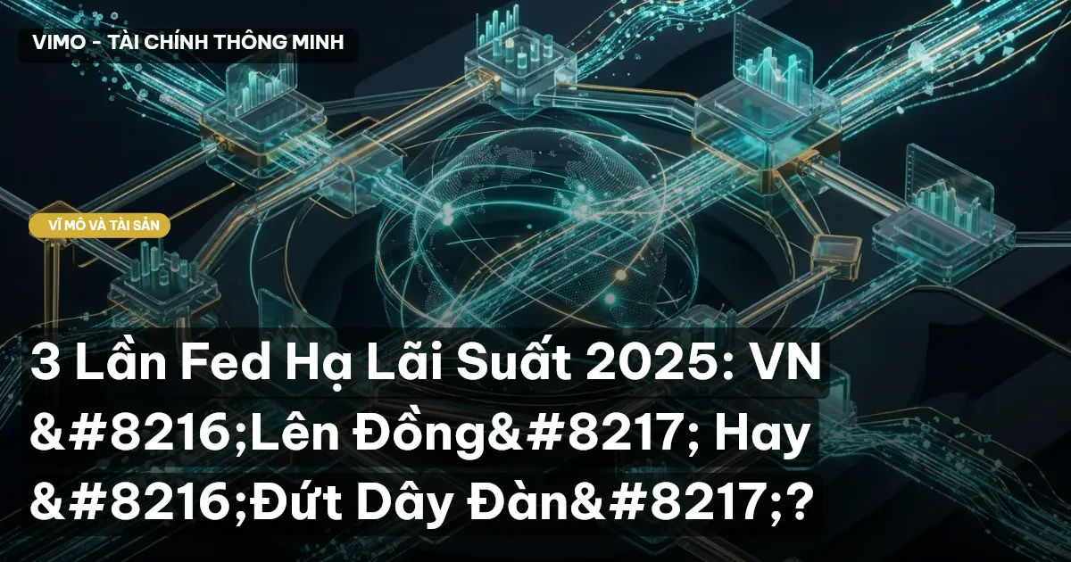 3 Lần Fed Hạ Lãi Suất 2025: VN ‘Lên Đồng’ Hay ‘Đứt Dây Đàn’?