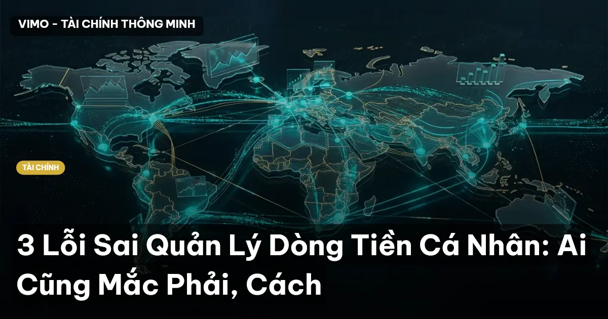 3 Lỗi Sai Quản Lý Dòng Tiền Cá Nhân: Ai Cũng Mắc Phải, Cách