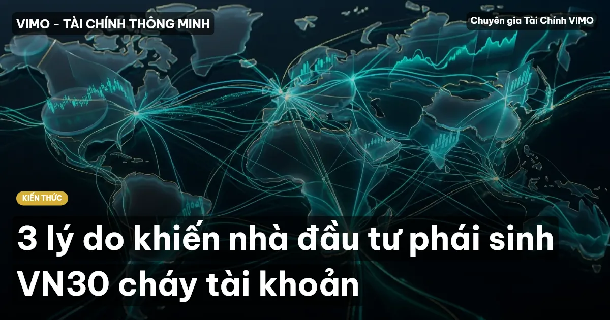 3 lý do khiến nhà đầu tư phái sinh VN30 cháy tài khoản
