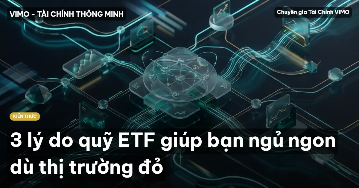 3 lý do quỹ ETF giúp bạn ngủ ngon dù thị trường đỏ
