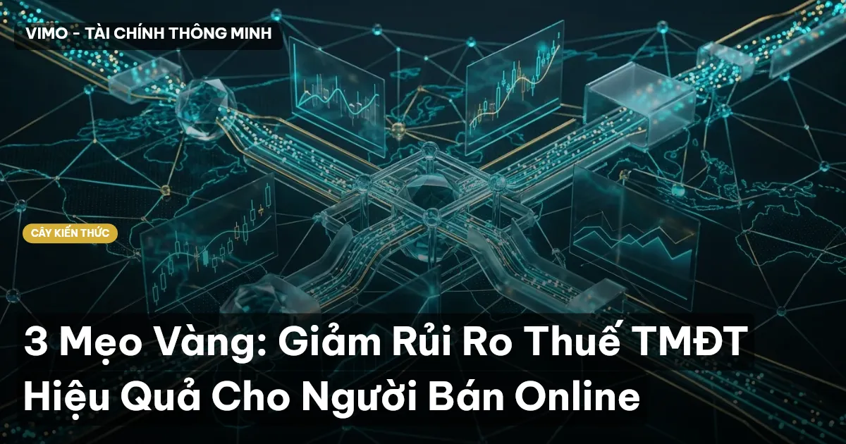 3 Mẹo Vàng: Giảm Rủi Ro Thuế TMĐT Hiệu Quả Cho Người Bán Online