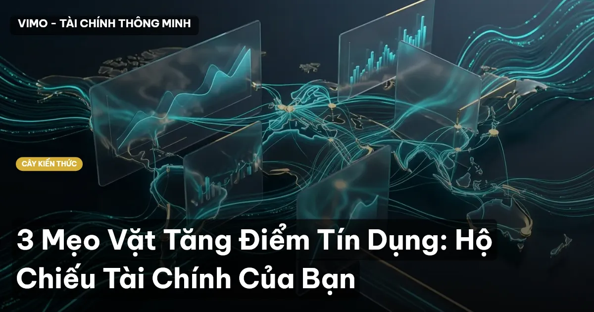 3 Mẹo Vặt Tăng Điểm Tín Dụng: Hộ Chiếu Tài Chính Của Bạn