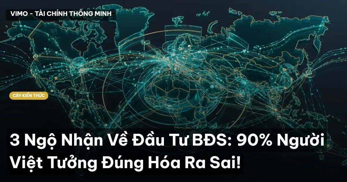 3 Ngộ Nhận Về Đầu Tư BĐS: 90% Người Việt Tưởng Đúng Hóa Ra Sai!