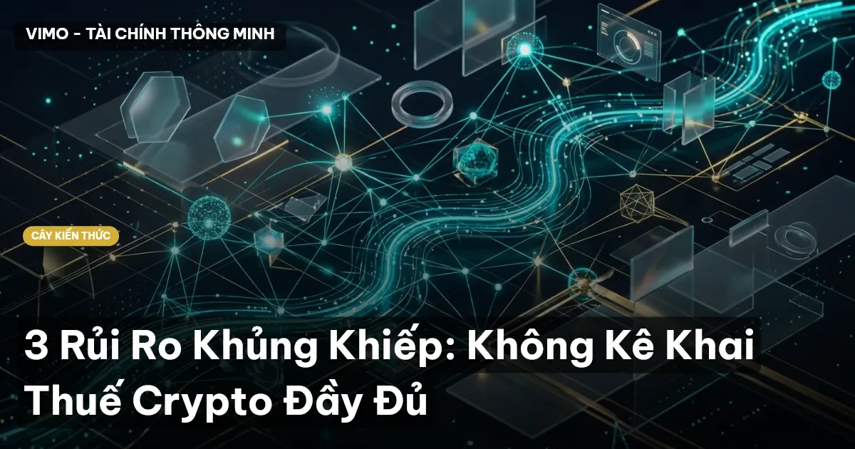 3 Rủi Ro Khủng Khiếp: Không Kê Khai Thuế Crypto Đầy Đủ