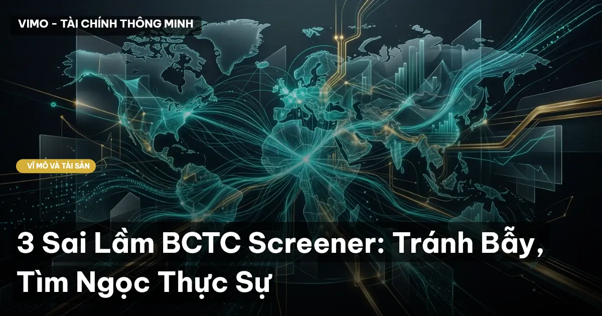 3 Sai Lầm BCTC Screener: Tránh Bẫy, Tìm Ngọc Thực Sự