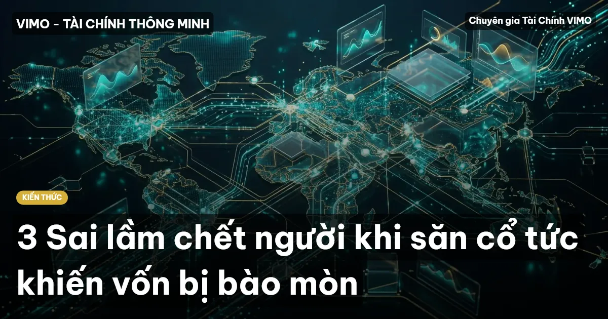 3 Sai lầm chết người khi săn cổ tức khiến vốn bị bào mòn