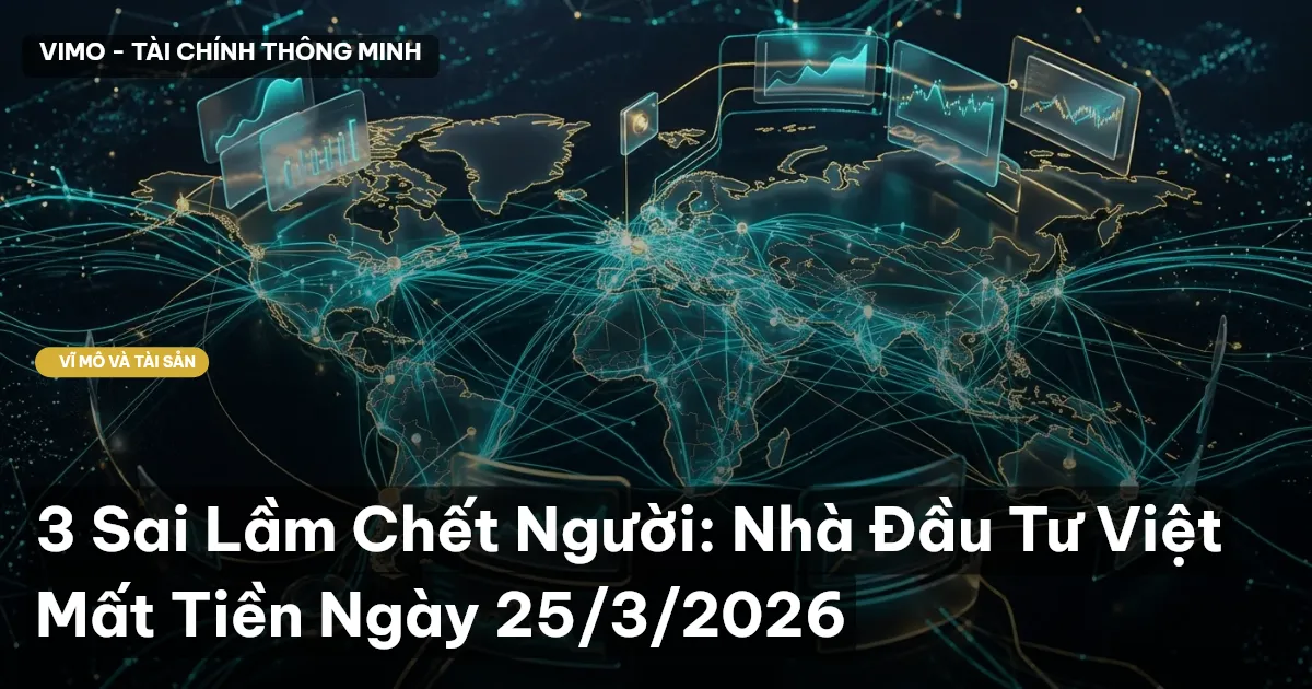 3 Sai Lầm Chết Người: Nhà Đầu Tư Việt Mất Tiền Ngày 25/3/2026