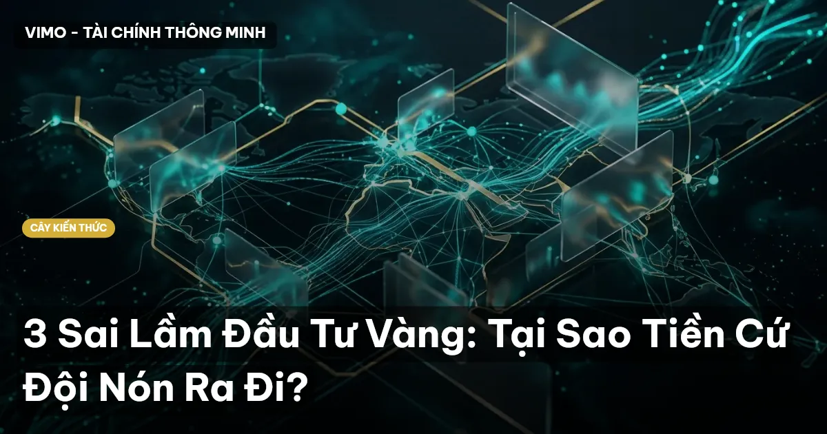 3 Sai Lầm Đầu Tư Vàng: Tại Sao Tiền Cứ Đội Nón Ra Đi?