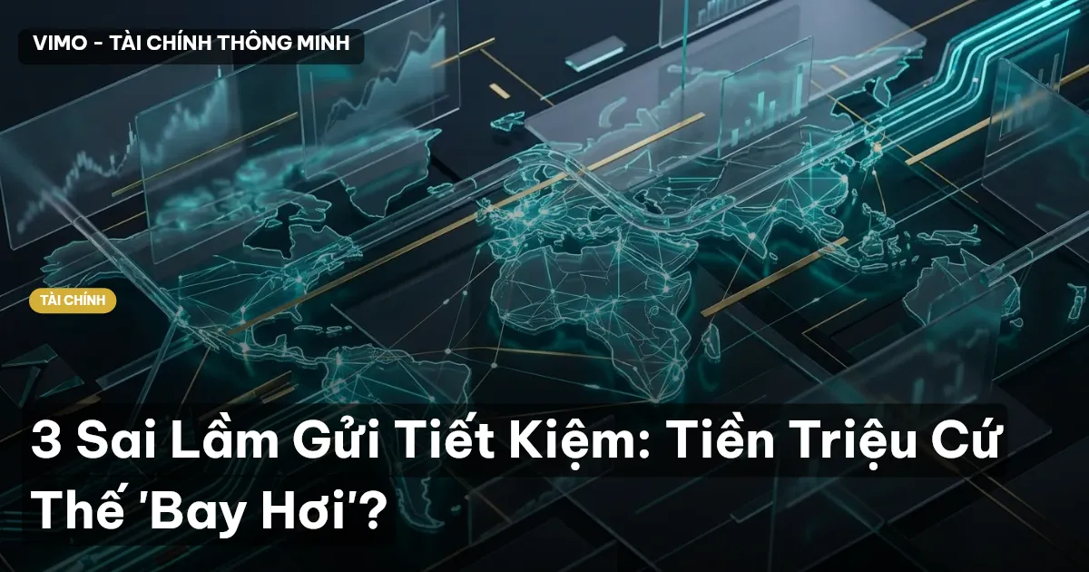 3 Sai Lầm Gửi Tiết Kiệm: Tiền Triệu Cứ Thế 'Bay Hơi'?