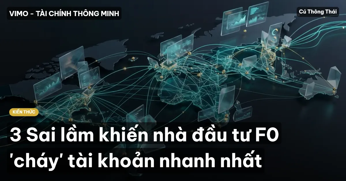 3 Sai lầm khiến nhà đầu tư F0 'cháy' tài khoản nhanh nhất