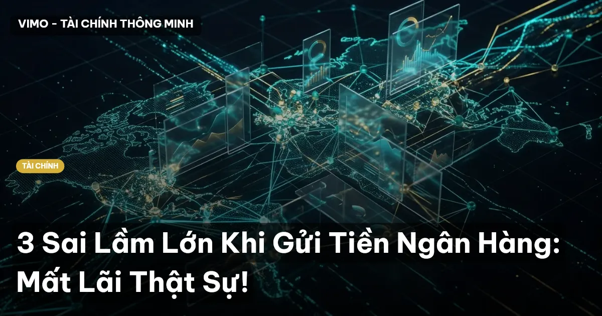 3 Sai Lầm Lớn Khi Gửi Tiền Ngân Hàng: Mất Lãi Thật Sự!