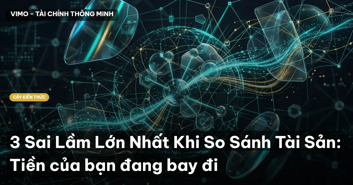 3 Sai Lầm Lớn Nhất Khi So Sánh Tài Sản: Tiền của bạn đang bay đi