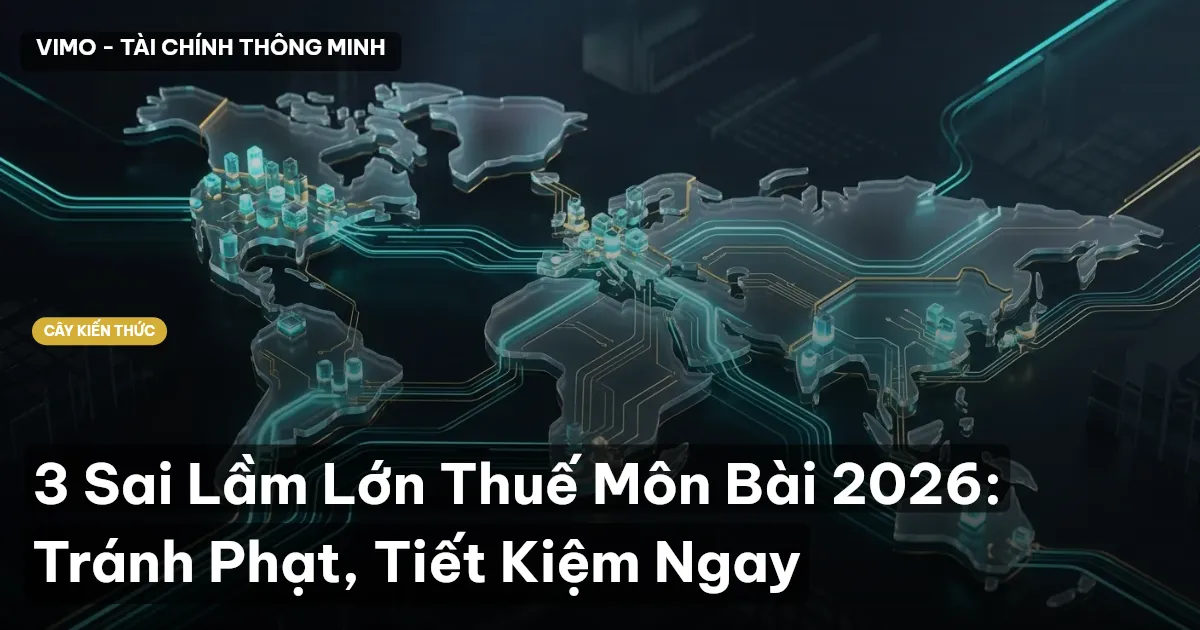 3 Sai Lầm Lớn Thuế Môn Bài 2026: Tránh Phạt, Tiết Kiệm Ngay