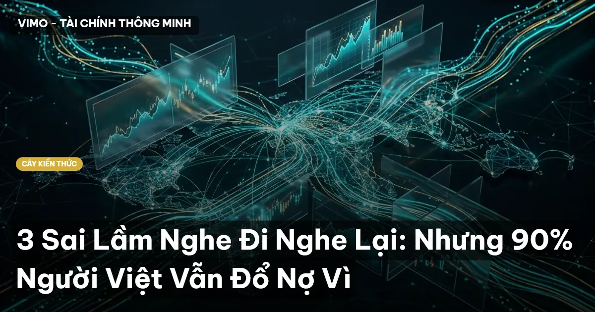 3 Sai Lầm Nghe Đi Nghe Lại: Nhưng 90% Người Việt Vẫn Đổ Nợ Vì