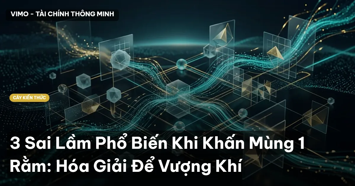 3 Sai Lầm Phổ Biến Khi Khấn Mùng 1 Rằm: Hóa Giải Để Vượng Khí