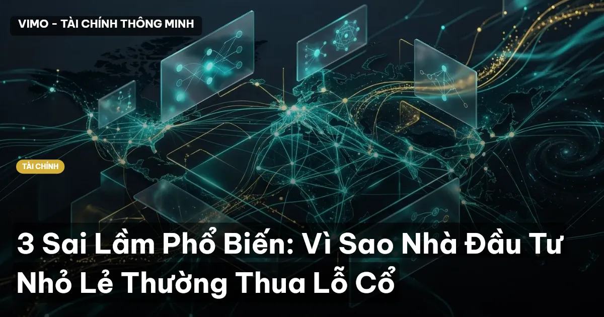 3 Sai Lầm Phổ Biến: Vì Sao Nhà Đầu Tư Nhỏ Lẻ Thường Thua Lỗ Cổ