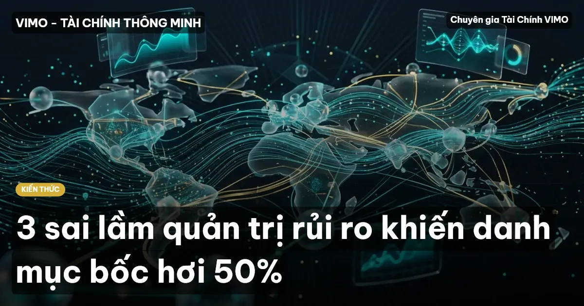 3 sai lầm quản trị rủi ro khiến danh mục bốc hơi 50%