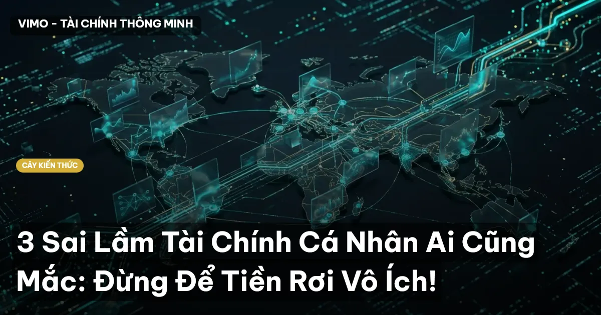3 Sai Lầm Tài Chính Cá Nhân Ai Cũng Mắc: Đừng Để Tiền Rơi Vô Ích!