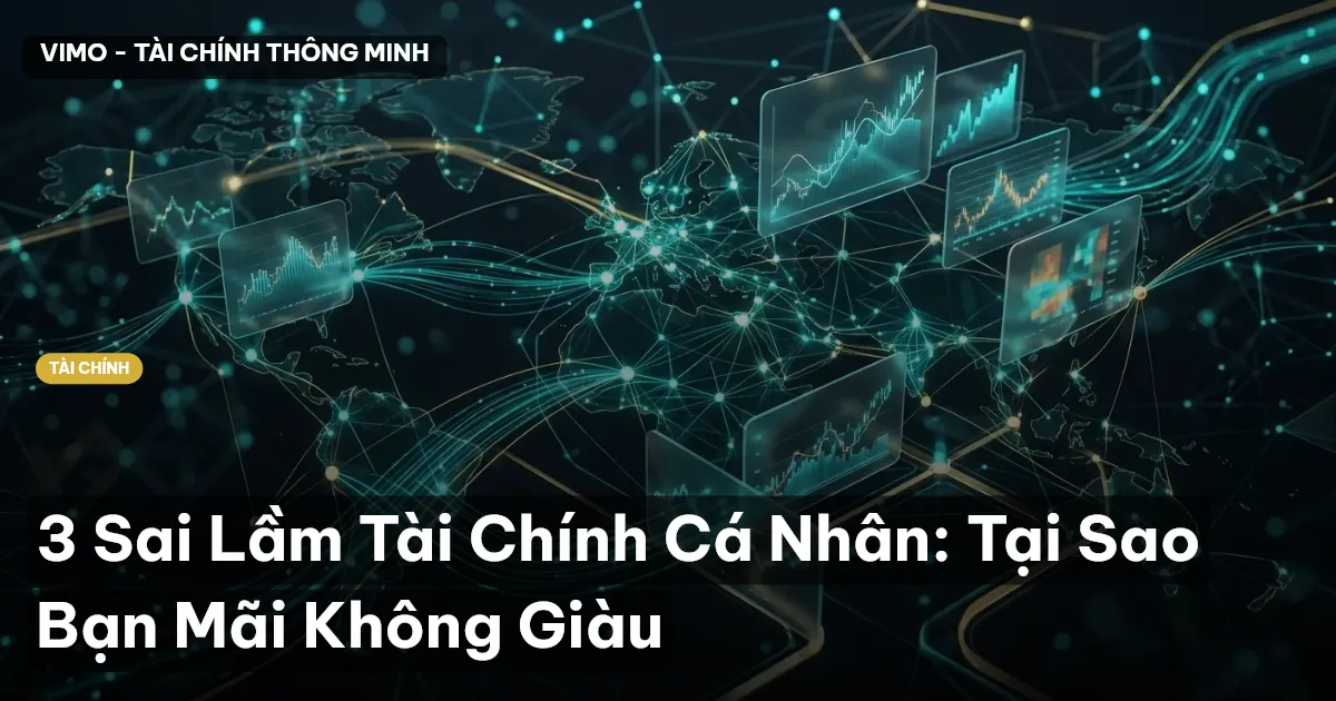 3 Sai Lầm Tài Chính Cá Nhân: Tại Sao Bạn Mãi Không Giàu