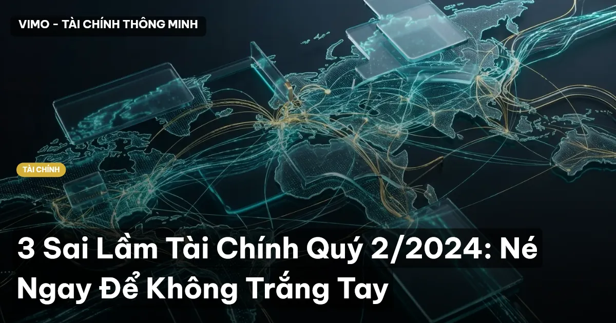 3 Sai Lầm Tài Chính Quý 2/2024: Né Ngay Để Không Trắng Tay