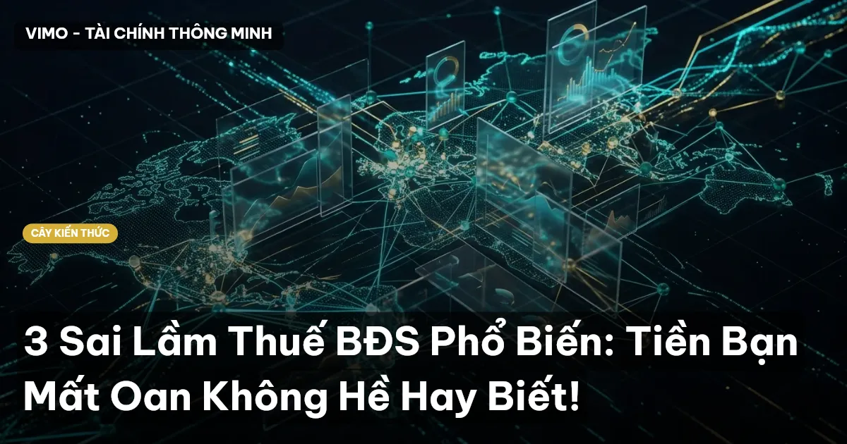 3 Sai Lầm Thuế BĐS Phổ Biến: Tiền Bạn Mất Oan Không Hề Hay Biết!