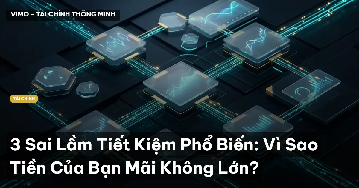 3 Sai Lầm Tiết Kiệm Phổ Biến: Vì Sao Tiền Của Bạn Mãi Không Lớn?