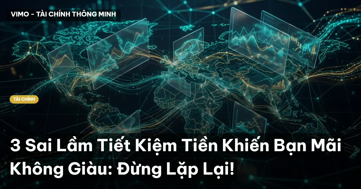 3 Sai Lầm Tiết Kiệm Tiền Khiến Bạn Mãi Không Giàu: Đừng Lặp Lại!
