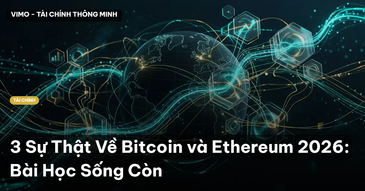 3 Sự Thật Về Bitcoin và Ethereum 2026: Bài Học Sống Còn