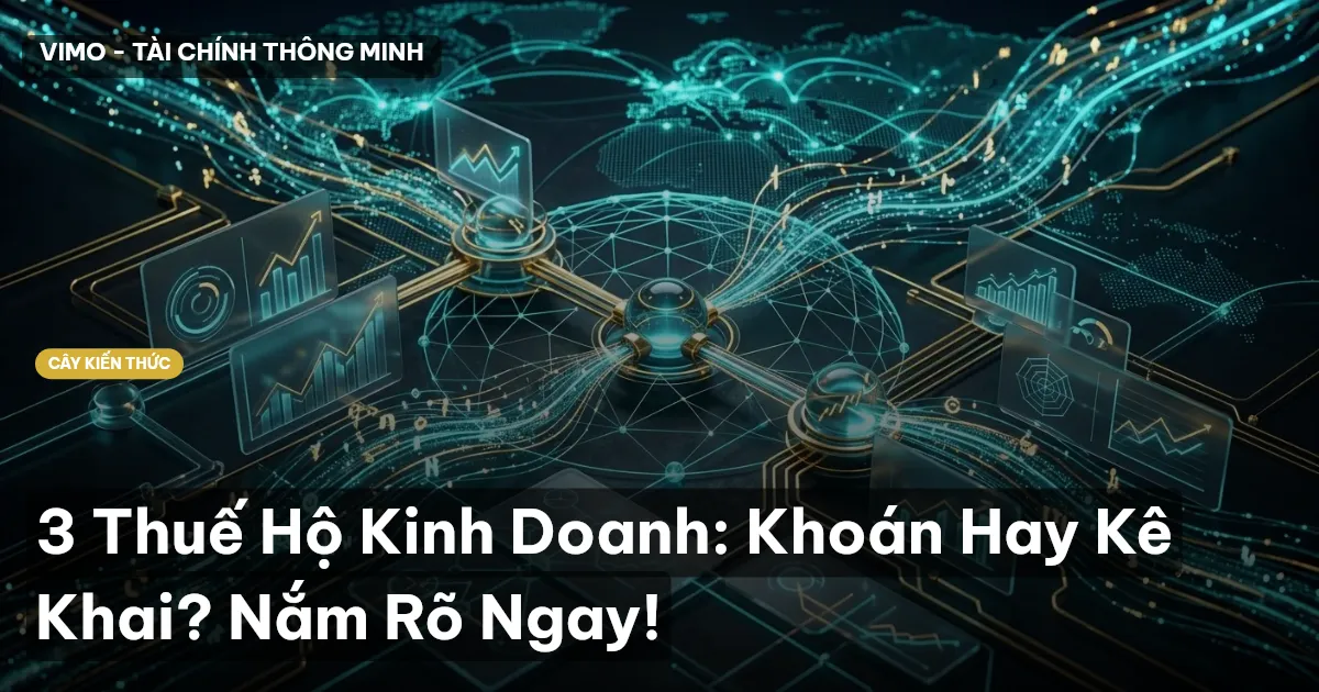 3 Thuế Hộ Kinh Doanh: Khoán Hay Kê Khai? Nắm Rõ Ngay!