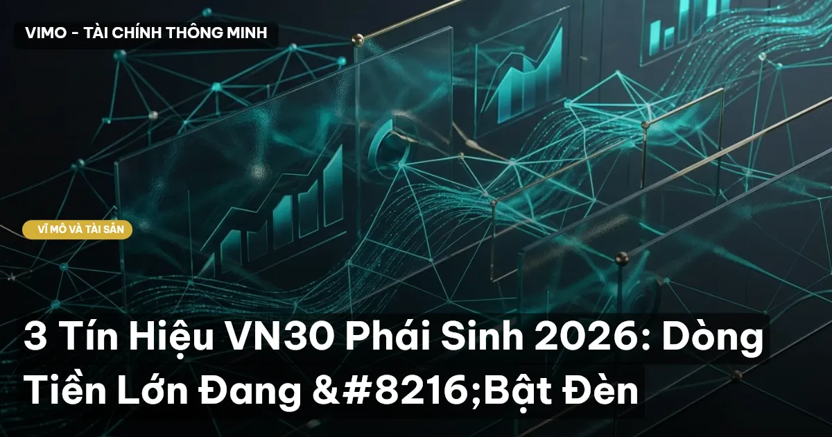3 Tín Hiệu VN30 Phái Sinh 2026: Dòng Tiền Lớn Đang ‘Bật Đèn