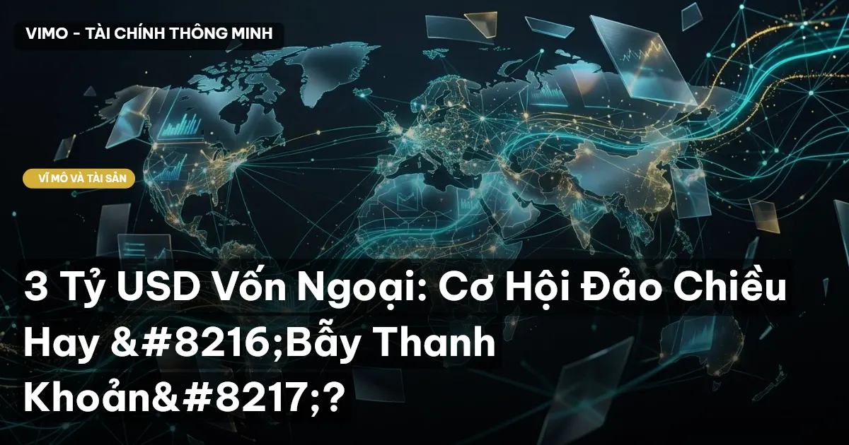 3 Tỷ USD Vốn Ngoại: Cơ Hội Đảo Chiều Hay 'Bẫy Thanh Khoản'?
