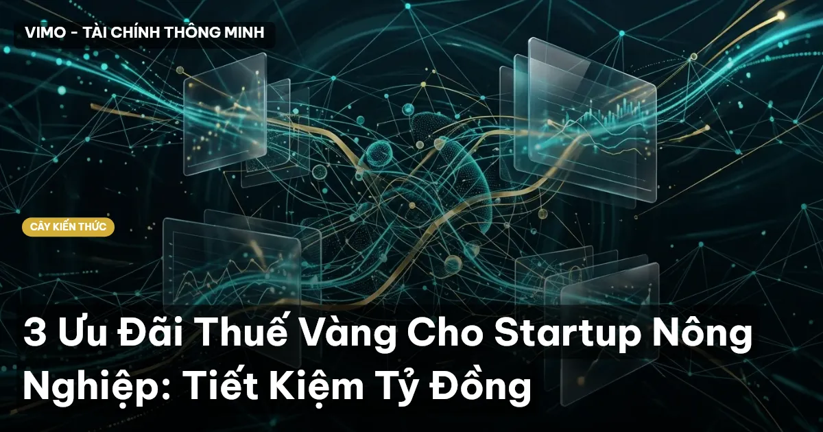 3 Ưu Đãi Thuế Vàng Cho Startup Nông Nghiệp: Tiết Kiệm Tỷ Đồng