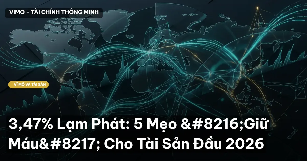 3,47% Lạm Phát: 5 Mẹo ‘Giữ Máu’ Cho Tài Sản Đầu 2026