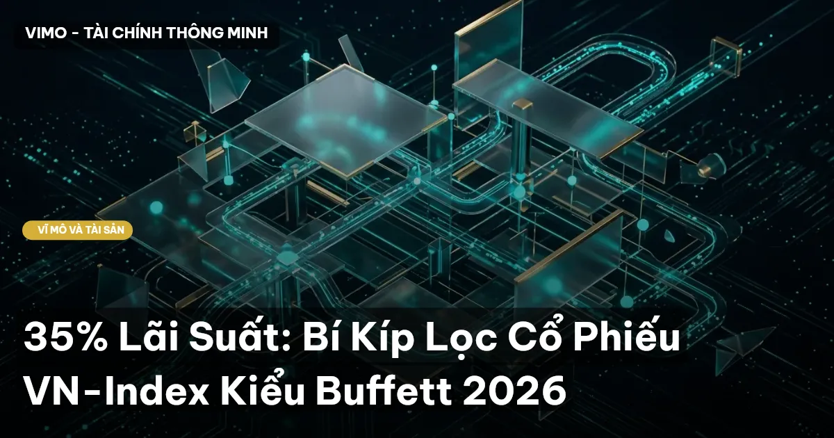 35% Lãi Suất: Bí Kíp Lọc Cổ Phiếu VN-Index Kiểu Buffett 2026