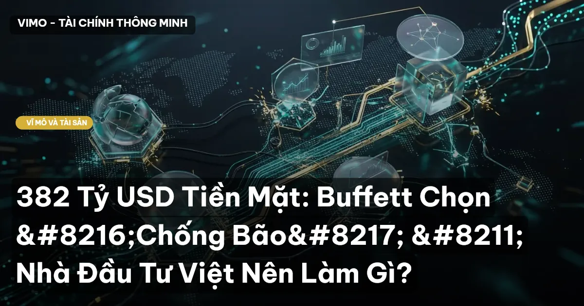 382 Tỷ USD Tiền Mặt: Buffett Chọn ‘Chống Bão’ – Nhà Đầu Tư Việt Nên Làm Gì?